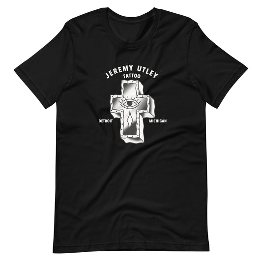 Jeremy Utley Tattoo - Cross Design Unisex T-Shirt